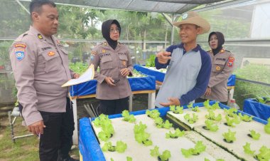 Polsek-Gedangan-Tinjau-Lahan-P2L-Dukung-Asta-Cita